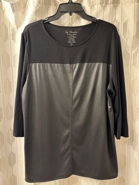 Chico's Black Long Sleeve Top